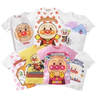 Summer Anpanman Children's Clothing Thin Pure Cotton Short-Sleeved T-shirt Children Girls Cartoon Ma