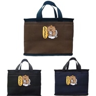 Capypara mouse sleeping bag in canvas with zipper and insulation - 20cm high x 30cm wide x 15cm wide