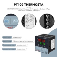 MC901 Digital Waterproof PID Temperature Controller K Type PT100 Sensor Input Relay SSR Output