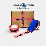 MillionParcel Thank You Tape | Adhesive Tape | Opp Tape | Clear Tape | Packing Tape | Gift Tape | Pa