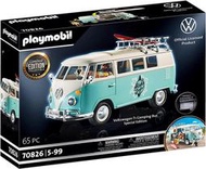 【全新未拆封】Playmobil Volkswagen T1 露營車 - 特別版  70826
