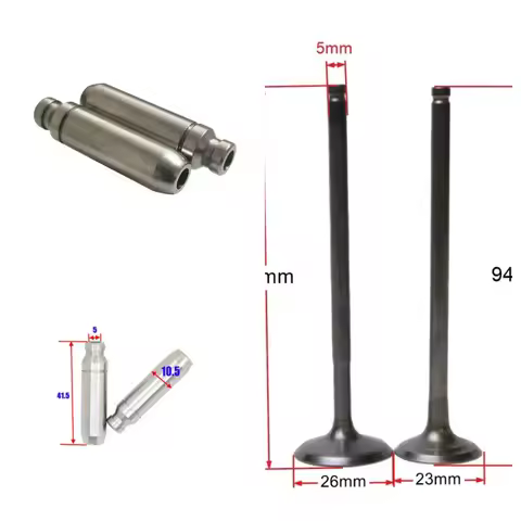 Motorcycle Engine Valve Intake Exhaust Stem Guide Duct For Suzuki EN125 EN 125 EN125-2A EN 125cc EN1