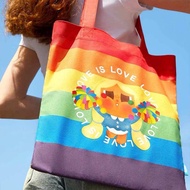 กระเป๋าผ้าสีรุ้ง CRYBABY CHEER UP BABYแท้💯พร้อมส่ง