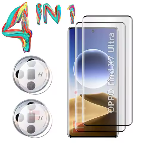 3D Tempered Glass For OPPO Find X7 Ultra Screen Protector Camera Lens Film OPPO Find X7Ultra Glass P