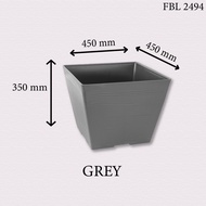 GNC - FELTON Square Flower Pot 2494 Pot Pasu Bunga Dan Sayur