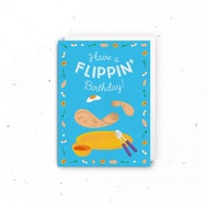 Singapore Souvenir Greeting Card – (Happy Birthday) Flippin Prata