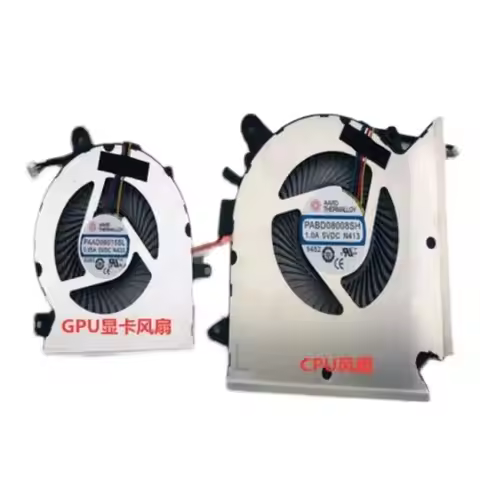 WYORESY New cooler FANS for MSI 1581 GF66 GL66 CPU GPU Cooling FAN N459 PABD08008SH N460 PABD06015SL