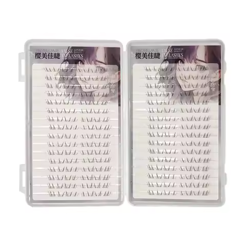 4-6mm No Glue Need Manga Lower False Eyelashes Natural Thickness Lower Eyelash Clusters For Fashion 