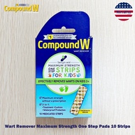 ☆ Compound W® Wart Remover Maximum Strength One Step Pads แผ่นแปะ กันน้ำ S28