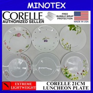 Corelle Loose 21cm Luncheon Plate (Country Rose / Sakura / Provence Garden / European Herbs / Plum / White)