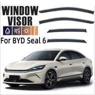 Right Hand Drive Car Rain Deflectors for BYD Seal 6 EV