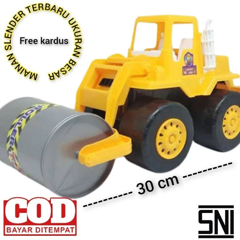 OBRAL TOYS.... MAINAN MOBIL ANAK2 KONTRUKSI SLENDER ROLLER ASPAL