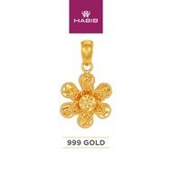 HABIB 999/24K Yellow Gold Pendant 9400010Y