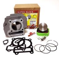 CAST IRON BLOCK FORGED PISTON BRT JUPITER Z VEGA R 5tp 5 TP 130CC Block Set 55.25mm 55.25 mm Jupiter