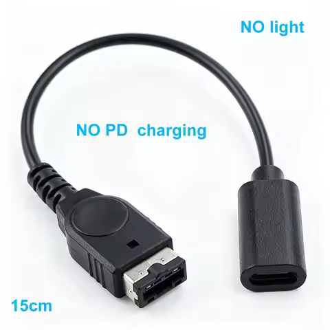 USB-C For Gameboy Advance SP Charger, USB Type C Adapter For Nintendo DS and Game Boy Advance GBA SP
