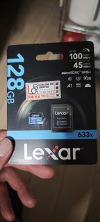 Lexar 633x U3 UHS-I 128GB microSDXC 記憶卡