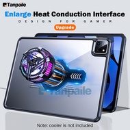 Tanpaile Cooling Magnetic Tablet Case For iPad Pro 2018 2020 2021 2022 For iPad Pro 12.9 11 Bumper Heat Dissipation Shockproof Transparent Clear Tablet Cover