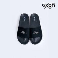 OXGN Single Band Slides For Women (Black/Taupe)