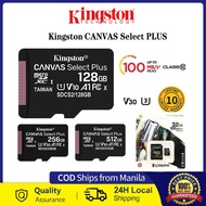 ◒ Kingston Micro SD Card Canvas Select Plus SD Card 512GB 256GB 128GB