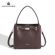 David Jones Paris women tote bag crossbody bag pu leather female handbag lady shoulder bag