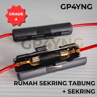 TUBE FUSE HOUSING + 10AMP SUPERR SPECIAL FUSE