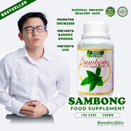 Sambong Capsule Herbal 500mg 100s All Natural Organic Safe Food Supplement Prevents Kidney Stones & 