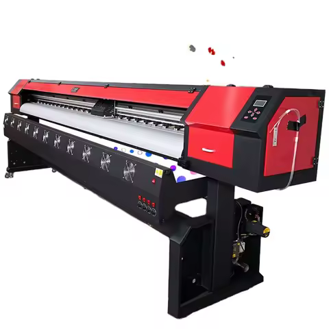 Wide out-of-home advertising 8 feet 2 head inkjet printer 3.2 meters flexible banner plotter large f