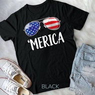 Merica Sunglasses 4Th Of July T Shirt Mens Mens Mens Men Usa Unisex T-Shirt