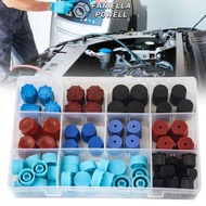 FANIELLAPOWELL Valve Core Dust Caps Set A/C Valve Core Dust Cap Set R134a R12 Durable Dust Cap