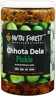 Nutri Forest Small Dela Tenti Pickle 400gm Chota Tenti Achar/ Chota Dela Pickle