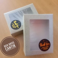 BEAUTIFUL BROOCH CARDBOARD SIZE 7X8 CM ACCESSORY BOX
