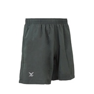 FBT กางเกงเทรนนิ่ง ขาสั้น ผ้าร่ม สีเทาเข้ม C2D631