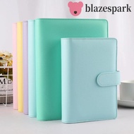 BLAZESPARK Notebook Cover Journal Stationery Ring Binder A6/A5|Color Planner Book Notepad Cover