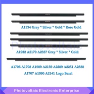 LCD Screen Glass Trim Logo Bezel Front Display Cover for MacBook Pro Air A1706 A1707 A1708 A1989 A19
