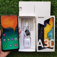 Handphone samsung a30 4/64gb fullset no hs second seken bekas murah