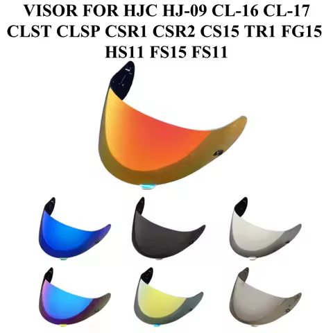 HJ-09 Motorcycle Helmet Visor for HJC CL16 CL17 CLST CLSP CSR1 CSR2 CS15 TR1 FG15 HS11 FS15 UV Prote