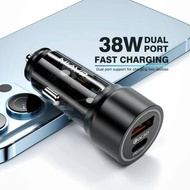 BAVIN PC926 38W PD+QC3.0 Dual Protocol Extreme Speed ​​Output Fast Charging Car Charger Adapter
