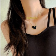 Kalung Titanium Gold Liontin Love Anti Karat Selamanya Kalung Wanita Plus Liontin Love Fashion Wanit