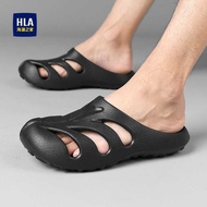 New HLA/Hailan Home men's shoes for summer, casual style, breathable, closed toe, easy to wear, anti
