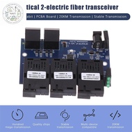 newsandthen1 3F2E Fast Ethernet Switch Converter 20KM Ethernet Fiber Optical Media Converter Single 