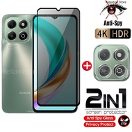 2IN1 Privacy Screen Protect Glass Film For Honor X8 C X6 X7 A B X6B X6A X7A X8C X7B X8A X8B HonorX6B