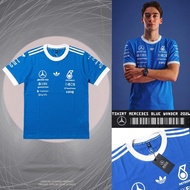 MERCEDES AMG F1 Petronas Ineos Blue TSHIRT Men's Short Sleeve 2026wonder