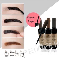 Red wine bottle tearing eyebrow gel/eyebrow dyeing cream/waterproof non-smudge and easy to color 3-c