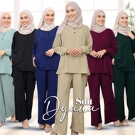 SUIT SELUAR M DYANA TAK PERLU GOSOK IRONLESS BY ANGGUN COTTON COLLECTION