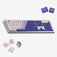 Glorious Purple Haze GPBT Gradient Keycaps Set of 135 PBT Keys, MX Compatible, ANSI/ISO Layout, for 