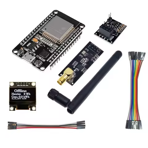 Open DTU For Hoymiles DIY Kit Display For ESP32 For NRF24L01 Antenne Socket Kabel Home Improvement E
