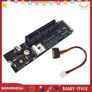 [Redpowderyan.] NGFF to PCI-E X4 Slot Convert Adapter M2 Port to PCIE Expansion Card Compatible with