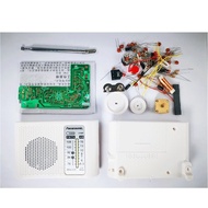 Assemble the old radio radio circuit board, DIY radio mechanism to make radio crew assembly