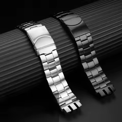 20mm concave convex interface bracelet for Swatch precision steel watch strap YTS401 402 409 713YTB4