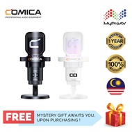 COMICA RGB Cardioid Condenser Wireless USB Microphone